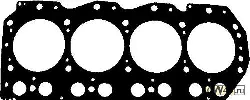 ПРОКЛАДКА ГБЦ FRD MAVERICK/NIS TERRANO I/II 2.7TD 89- (1.3mm, 3 отв)