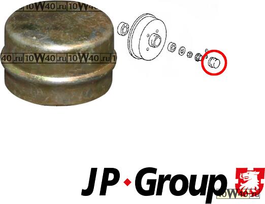 Колпачок задней ступицы AUDI/VW(501612001)