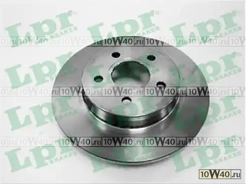 Диск тормозной FORD FOCUS 04-/08-/VOLVO C30/C70 задний