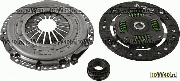 к-кт сцепления\ chrysler voyager 2.5crd 02-04