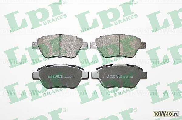 Колодки тормозные FIAT ALBEA 01-09 передние