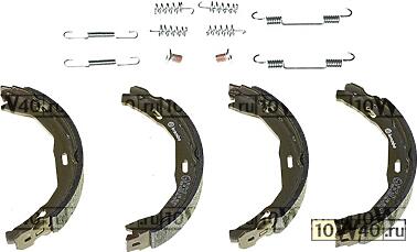 КОЛОДКИ ТОРМОЗНЫЕ БАРАБАННЫЕ MERCEDES-BENZ C-CLASS T-Model (S204) C 63 AMG (204.277) 2012-2014