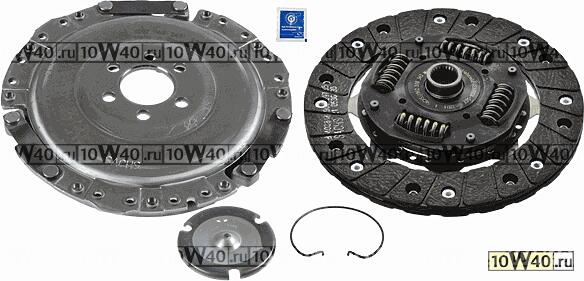 Комплект сцепления без выжимного SEAT: CORDOBA 93-99 , IBIZA II 93-99 , TOLEDO I 91-99  VW: GOLF III 91-97 , GOLF III Variant 93-99 , VENTO 91-98
