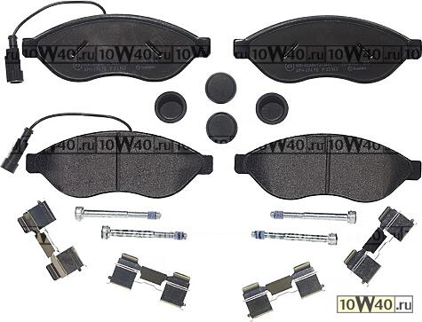 p23143 колодки дисковые передние\ citroen jumper, fiat ducato, peugeot boxer 2.2hdi 06>