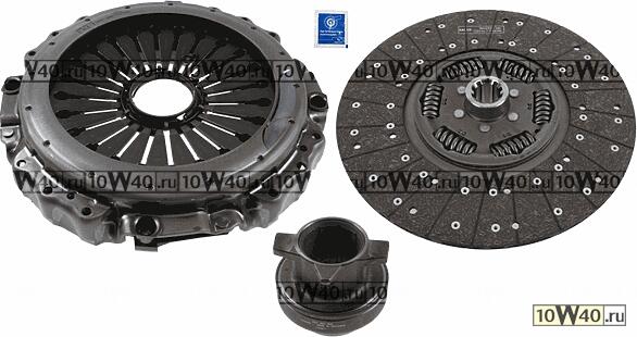 к-т сцепления d430 корзина+диск+выж.подш.+смазка \() 5350