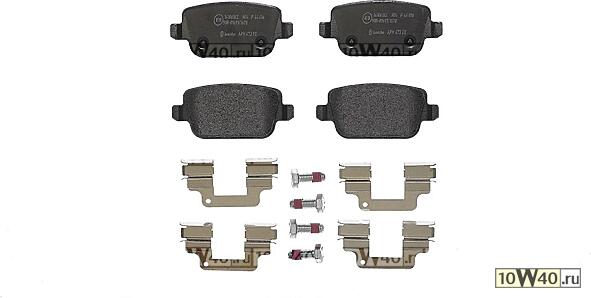 КОЛОДКИ ТОРМОЗНЫЕ ДИСКОВЫЕ LAND ROVER FREELANDER 2 (L359) 3.2 4x4 2006-2014