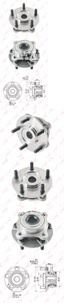 ступица передняя в сборе mitsubishi chariot grandis 3.0 97-03 / diamante 2.5-3.0 94-05 / lancer vIIi