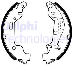 колодки барабанные  Opel Agila 1.0i/1.2i 00>