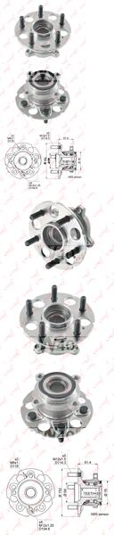 СТУПИЦА КОЛЕСА ЗАД В СБОРЕ (С ABS) HONDA CR-V III 2.0-2.4 07