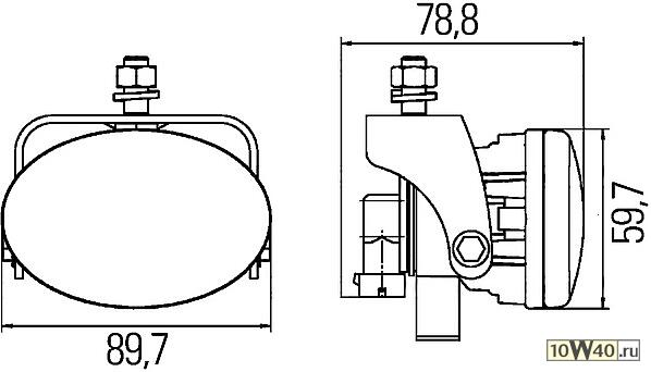 Фара дальнего света 12V
