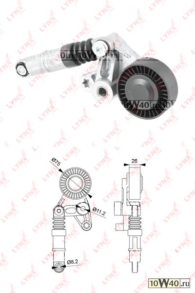 натяжитель / приводной audi a4 2.7d 05-12 / a4 06-12 2.7d-3.0d / a4 allroad 3.0d 09-12 / a5 2.7 d 07