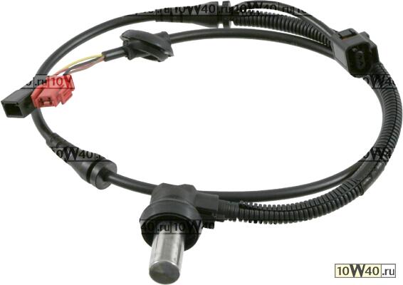 Код оригинала: 8D0927803D, <BR>Датчик ABS передний VAG A4/Passat B5 1,6-2,8L 01/95-05/05 8D0927803C/8D0927803B(для а/м с датчиком износа торм. колодок)