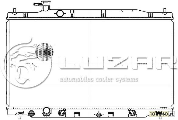 Радиатор охлаждения двигателя для а/м Honda CR-V (06-) 2.4i AT LRc231ZA