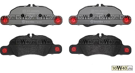КОЛОДКИ ТОРМОЗНЫЕ ДИСКОВЫЕ PORSCHE 718 BOXSTER Spyder (982) 4.0 (982510, 982511) 2019-