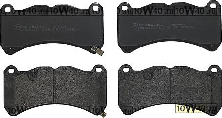 КОЛОДКИ ТОРМОЗНЫЕ ДИСКОВЫЕ LEXUS IS II (_E2_) IS F (USE20) 2007-2013