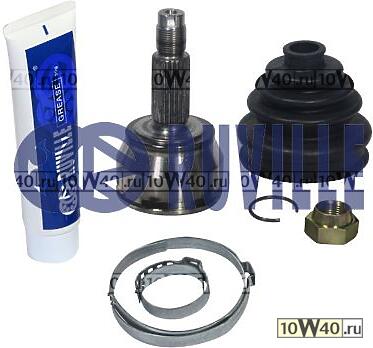 Код оригинала: 89FG3K187AA / R98FX3C242FA / 6068422 / 89FG3K183AA / 1690332 / 1033616 / 1078682 / 6168422 / 6485412
, <BR>ШРУС наружный к-кт  Ford Escort/Fiesta 1.3 90-98