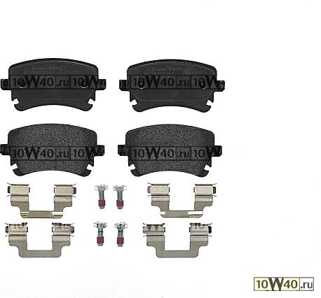Колодки тормозные дисковые задн, AUDI: A4 S4 quattro 00-04, A4 RS4 quattro/S4 quattro 04-08, A4 Avan