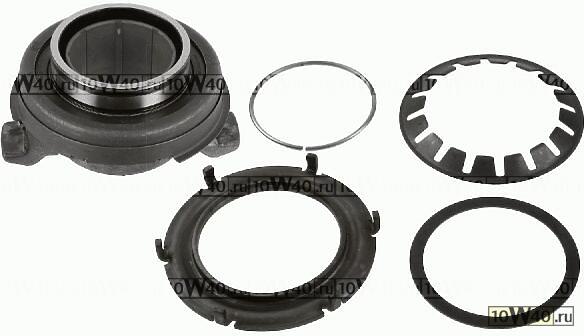 подшипник выжимной kzisz-5 с монтажным к-том \rvi magnum ae420 / 500 / 520.scania
