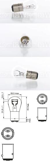 Лампа ECO P21/4W 12V 21/4W 1987302813