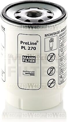 Фильтр топливный грубой очистки PreLine 270, DOOSAN DX - Hydraulikbagger / Hydraulic Excavators: ROSTSELMASH Acros-Seri