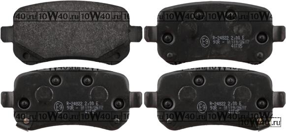 КОЛОДКИ ПЕР REN ESPACE III 2.2DCI/3.0 V6 24V 98-02 С ДАТ (LUC)