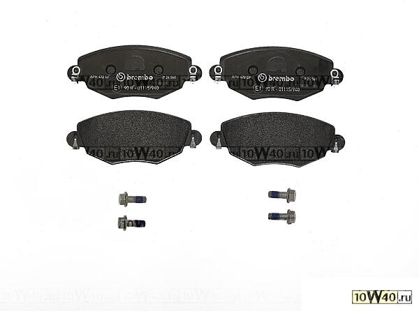 КОЛОДКИ ТОРМОЗНЫЕ ДИСКОВЫЕ JAGUAR X-TYPE I (X400) 2.2 D 2007-2009
