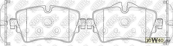 Колодки тормозные BMW 2 F45/MINI COOPER 14- передние