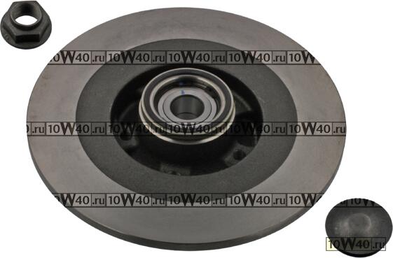 Диск торм.зад.[300x11] 5 отв..[c подш.,с кольцом ABS]