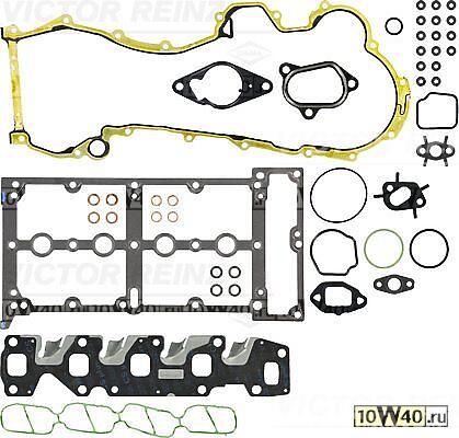 к-кт прокладок двс верхний без гбц\ opel corsa / meriva, suzuki ignis,fiat panda 1.3d 03>