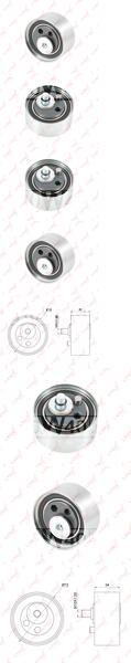 ролик натяжной / грм audi a4 2.5d 97-06 / a6 2.5d 97-05 / a8 2.5d 97-02 / allroad 2.5d 00-05 skoda