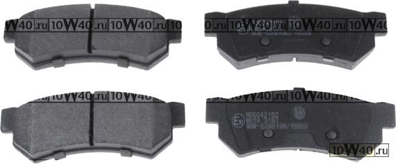 Колодки тормозные CHEVROLET LACETTI 03-06/DAEWOO NUBIRA задние