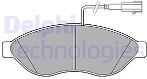 колодки дисковые передние\ citroen jumper, fiatducato, peugeot boxer 2.2hdi 06>