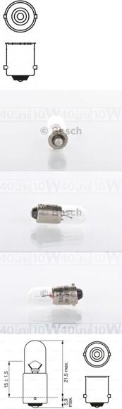 Лампа накаливания 10шт в упаковке T4W 12V 4W BA9s ECO (надежность и качество по привлекательной цене)