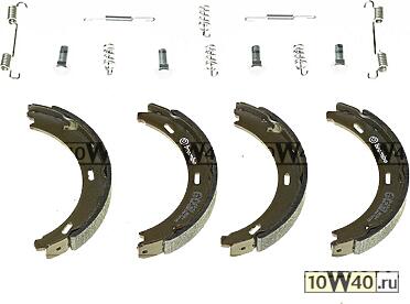 КОЛОДКИ ТОРМОЗНЫЕ БАРАБАННЫЕ MERCEDES-BENZ A-CLASS (W169) A 180 (169.032, 169.332) 2009-2012