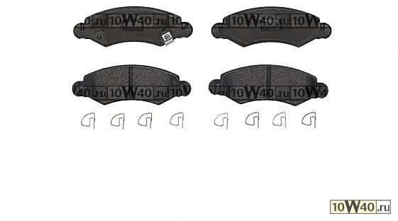 КОЛОДКИ ТОРМОЗНЫЕ ДИСКОВЫЕ OPEL AGILA (A) (H00) 1.2 16V Twinport (F68) 2004-2007