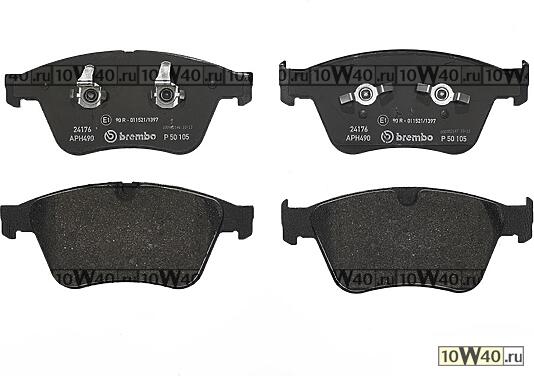 p50105 колодки дисковые передние\ mb w164 63 amg 6.2 06>