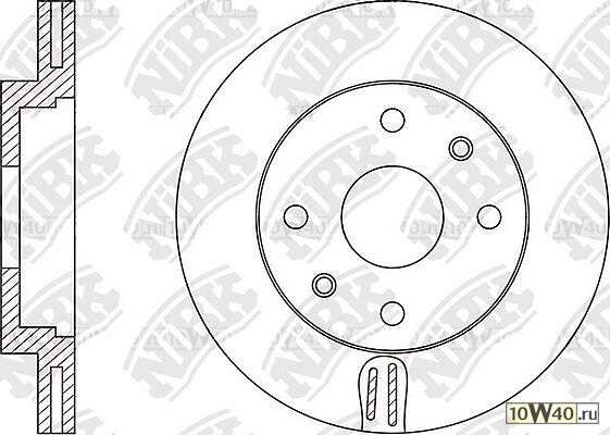 диск тормозной передн. renault clio IV 1.5 12- / logan 1.6 09-14 / 1.5 13- / sandero 1.4 08-14 / 1.6 09-