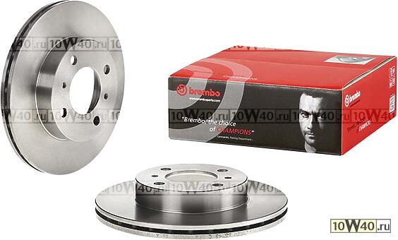 диск тормозной передний Mitsubishi Colt/Lancer/Carisma 1.3/1.6 91>