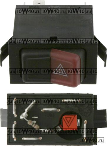 КНОПКА АВАРИЙКИ VW CADDY I/GOLF I/JETTA I/LT28-35/40-55/PASSAT/POLO/POLO CLASSIC/T3 73-94