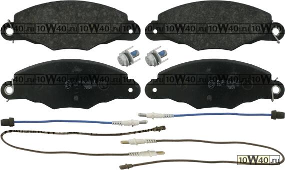 КОЛОДКИ ПЕР CIT XANTIA/XM/PGT 406/605 2.0HDI-3.0 V6 24V 97- (С ДАТЧИКАМИ)