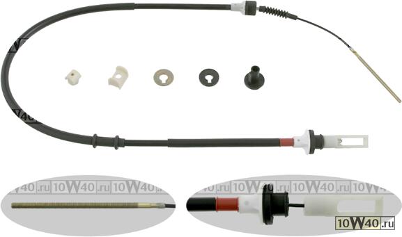 ТРОС СЦЕПЛЕНИЯ FIAT BRAVA 1.64-1.8/1.9JTD/TD 95-01 (L=1500MM)