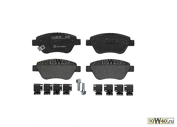 КОЛОДКИ ТОРМОЗНЫЕ ДИСКОВЫЕ К-Т FIAT DOBLO CARGO (223) 11/00- / OPEL CORSA D (S07) 07/06-08/14 / O