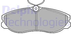 Колодки торм.пер.