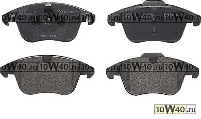 колодки тормозные дисковые передн. citroen c4 grand picasso I (ua_) 10 / 06-> / citroen c4 picasso i