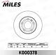 MILES K000378 (K000378 / K000378_MI) диск тормозной передний d239мм Skoda (Шкода) Fabia (Фабиа) 1.0-1.9 99- / VW Polo (Поло) 1.2-1.4 01- (trw df4253) k000378