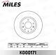 MILES K000171 (K000171) диск тормозной передний Mazda (Мазда) 6 07 (trw df4974s) k000171