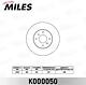 MILES K000050 (K000050) диск тормозной передний Nissan (Ниссан) Almera (Альмера) (n16e) 0006 / Primera (Примера) (p11e) 9602 (trw df4169) k000050