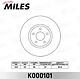 MILES K000101 (K000101 / K000101_MI) диск тормозной передний Ford (Форд) Mondeo (Мондео) IV 06.07- (trw df6019s) k000101