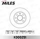 MILES K000251 (K000251 / K000251_MI) диск тормозной передний d236мм Daewoo (Дэу) Nexia (Нексия) / Chevrolet (Шевроле) Lanos (Ланос) / aveo / spark (trw df1609) k000251