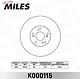 MILES K000116 (K000116 / K000116_MI) диск тормозной передний d300мм. Honda (Хонда) cr-v II r16 05-06 / Accord (Аккорд) 16 03- (trw df4432s) k000116